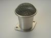 Inlet trumpet with mesh. Flange fitting. H=60mm.